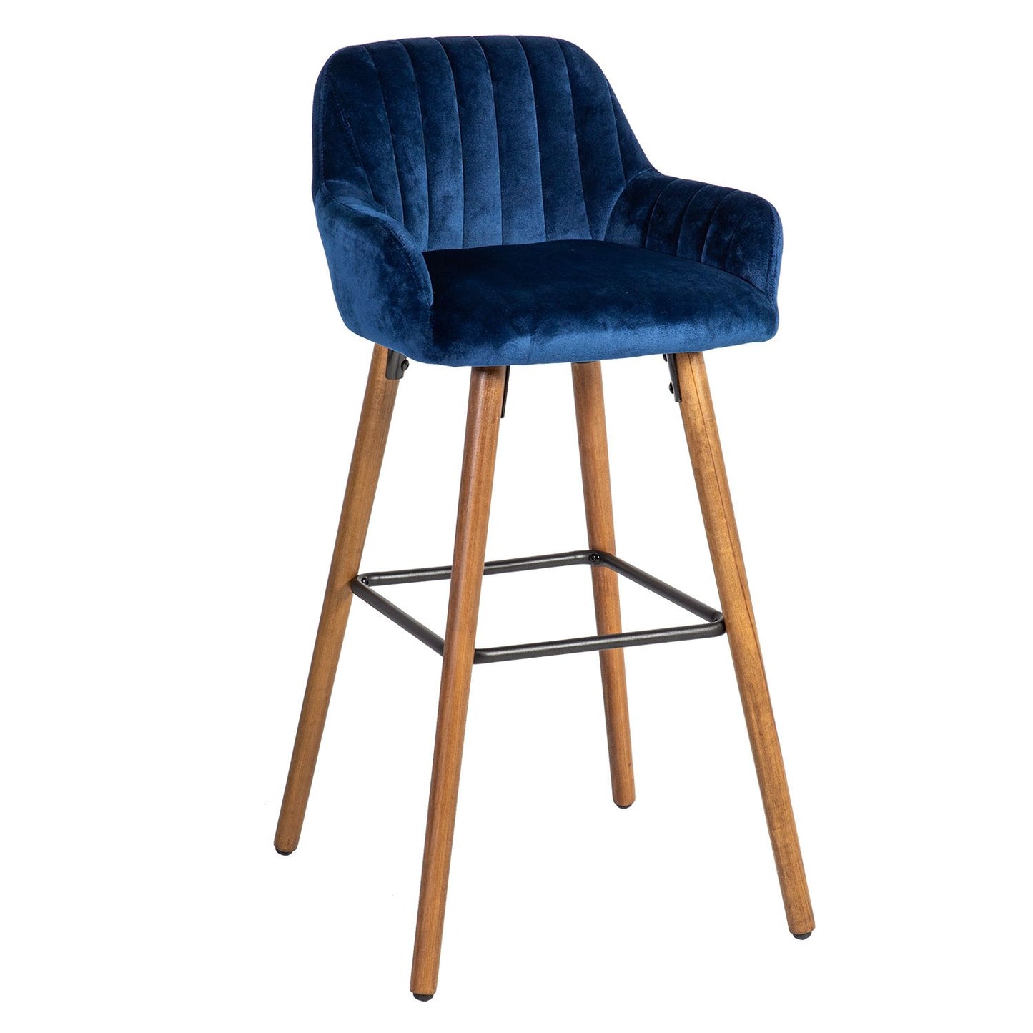 Bar Chair ARIEL 48x52xH97cm, dark blue 