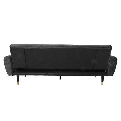 Sofa bed FALUN 214x83xH82cm, gray velvet