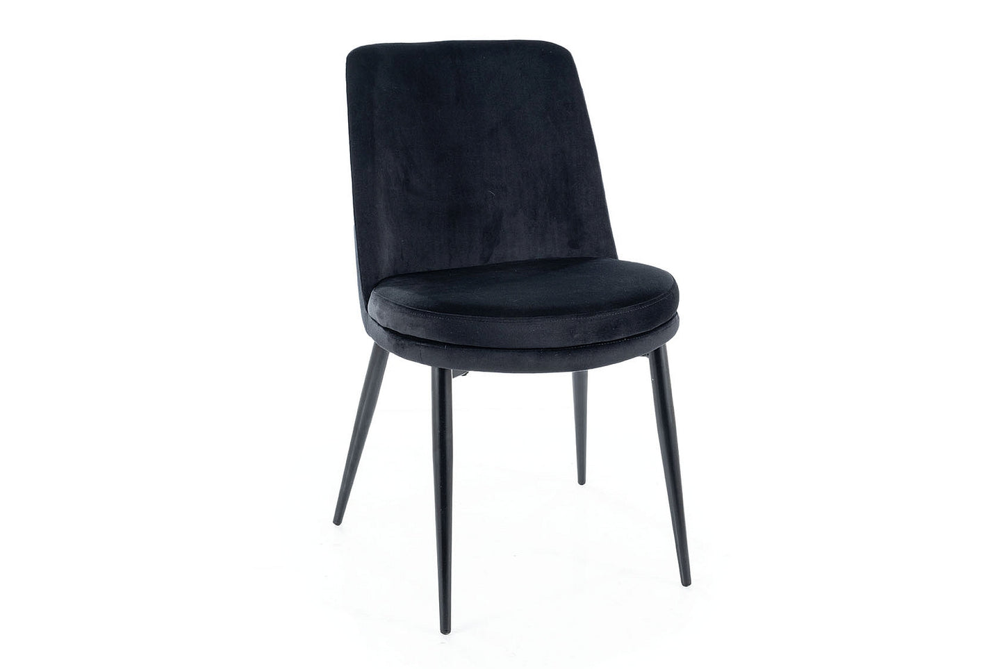 Chair KAYLA VELVET BLACK FRAME / BLACK BLUVEL 19 