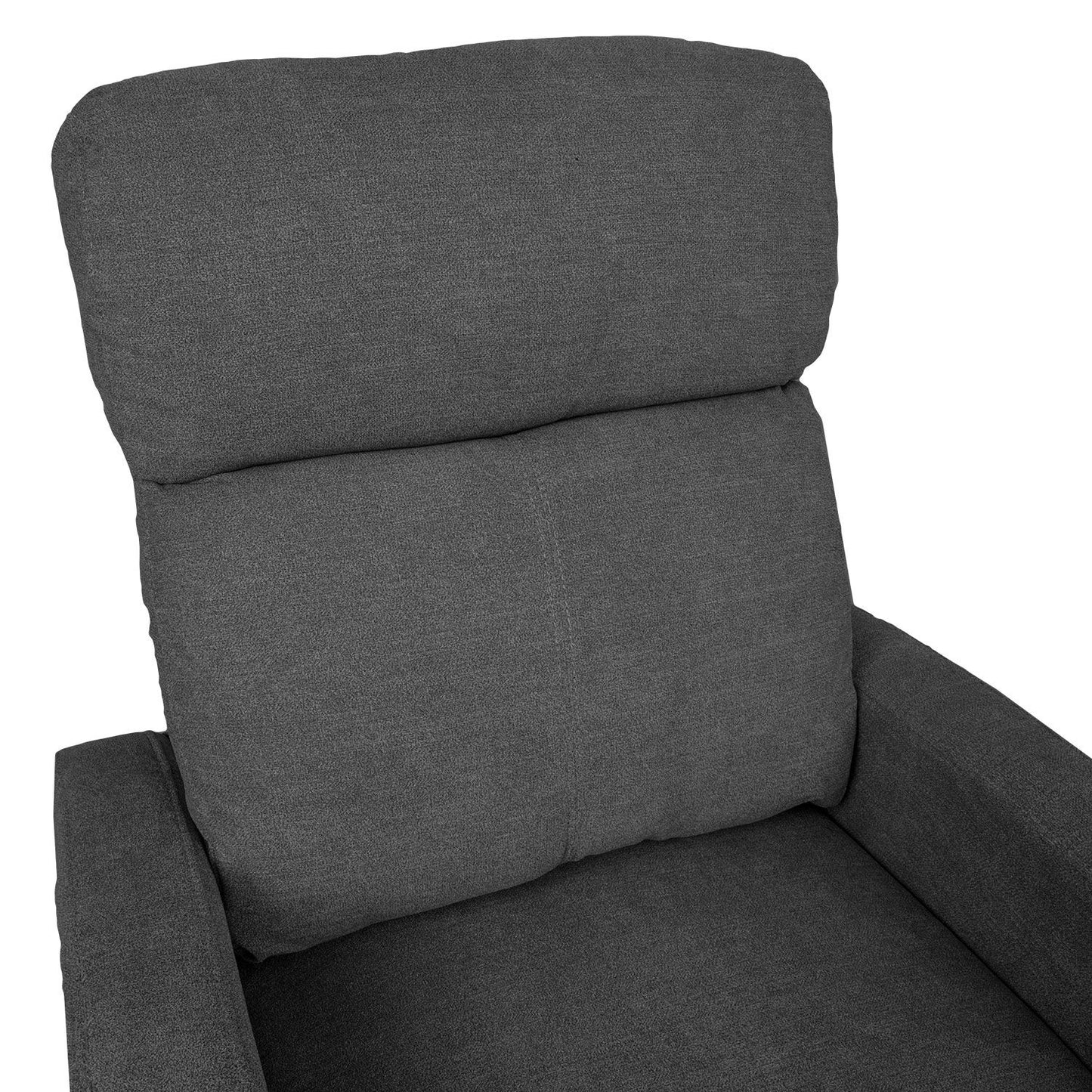 Lounge chair ENIGMA with manual mechanism 68x91xH100cm, gray 