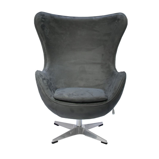 Lounge chair GRAND STAR dark gray