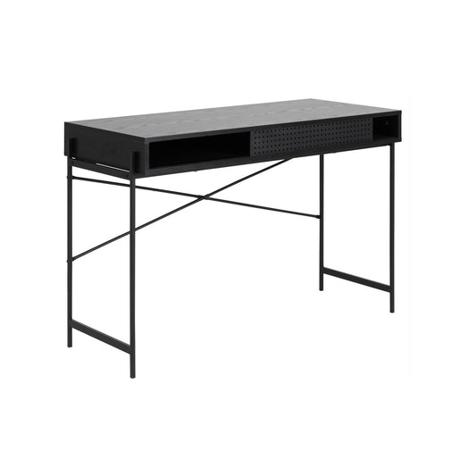 Desk ANGUS 110x50xH75cm, black 