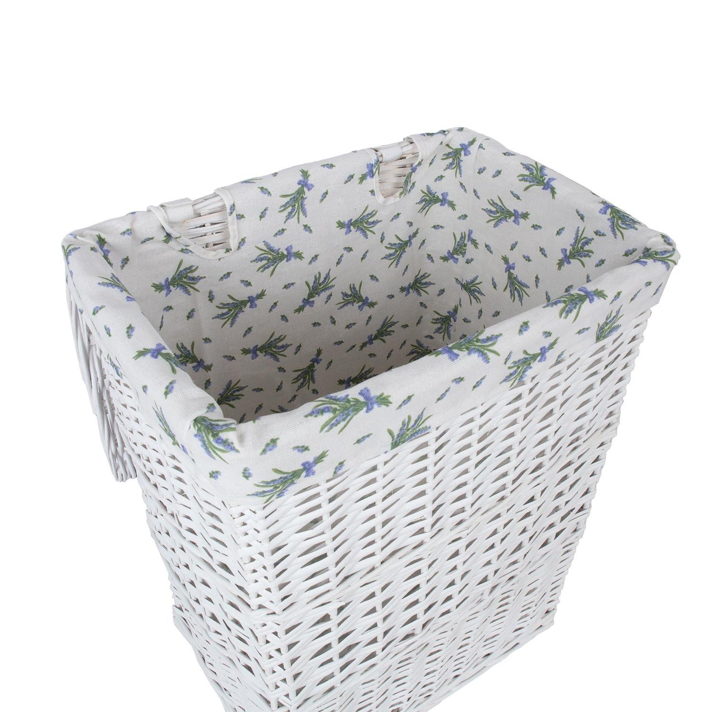 Laundry basket MAX-1, 45x33xH59cm white 