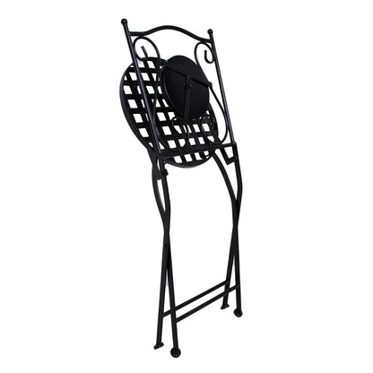 Garden Chair CHECKER / black 