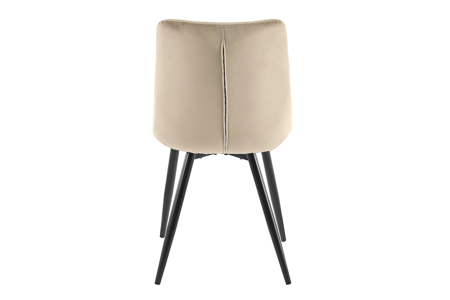 Chair RALPH VELVET BLACK FRAME/DARK BEIGE BLUVEL 40