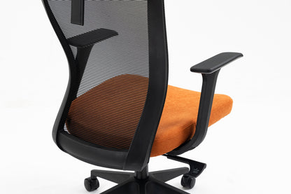 Office Chair Q-328H BLACK/ORANGE 