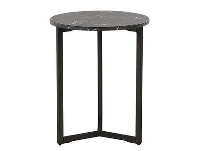 Coffee table RAVELLO BLACK MARBLE EFFECT/BLACK (SET)