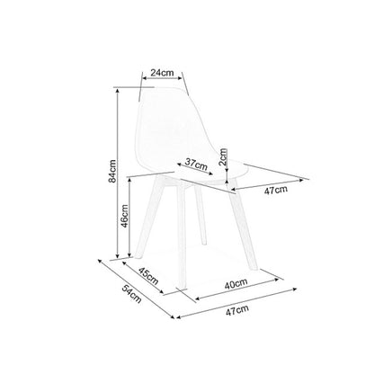 Armchair MORIS DIXBARDIS/WHITE