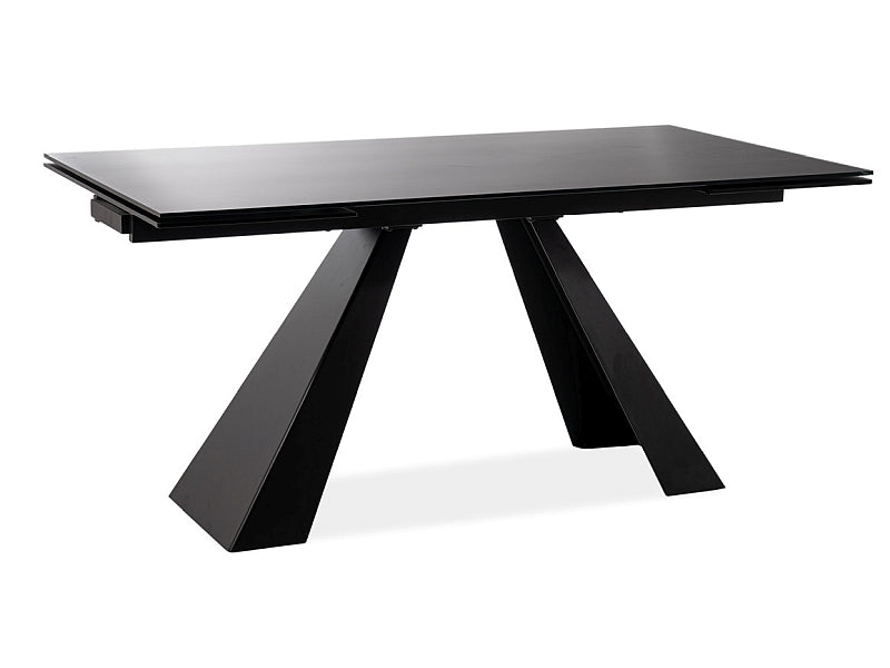 Table SALVADORE BLACK HAIR 160(240)X90