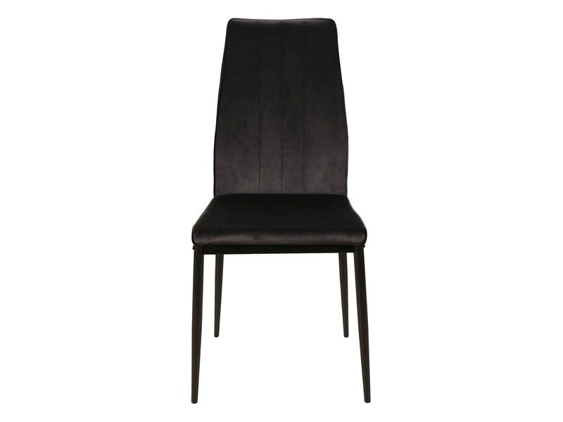 Chair ATOM VELVET BLACK FRAME/BLACK BLUEVEL 19 