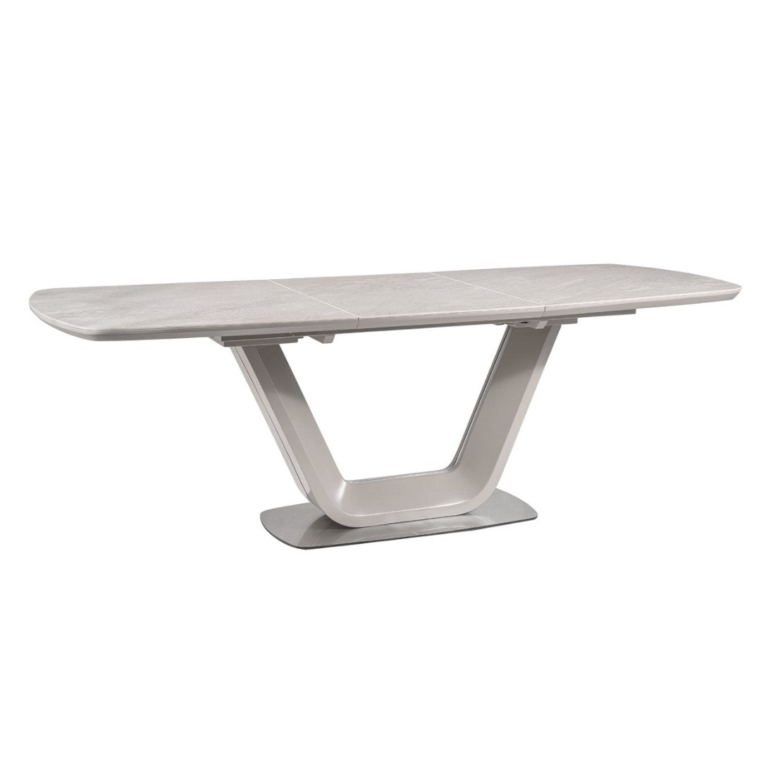 Table ARMANI CERAMIC GRAY MARBLE EFFECT / GRAY MATTE 160(220)X90