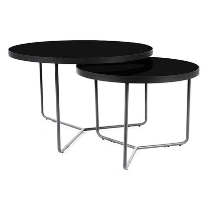 Coffee table ITALIA BLACK (SET)