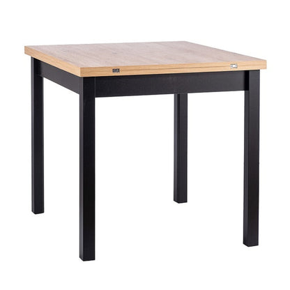 Table FLIP ARTISAN OAK COLOR / BLACK 80(160)X80