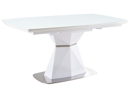 Table CORTEZ WHITE MATTE 160(210)X90