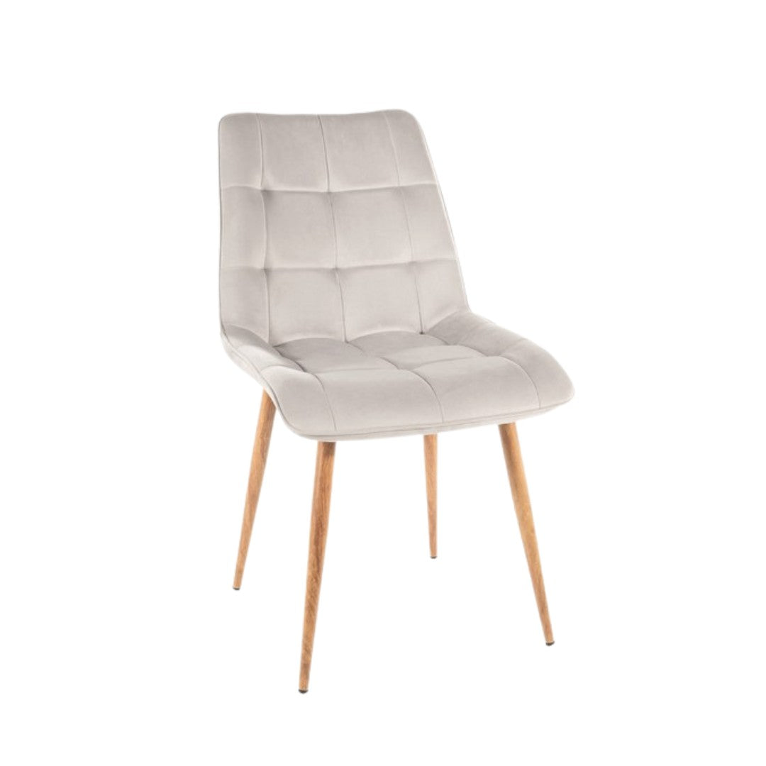 Chair CHICK D VELVET OAK FRAME / J. GRAY BLUVEL 03