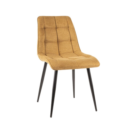 Armchair CHIC BREGO BLACK FRAME / CURRY 68