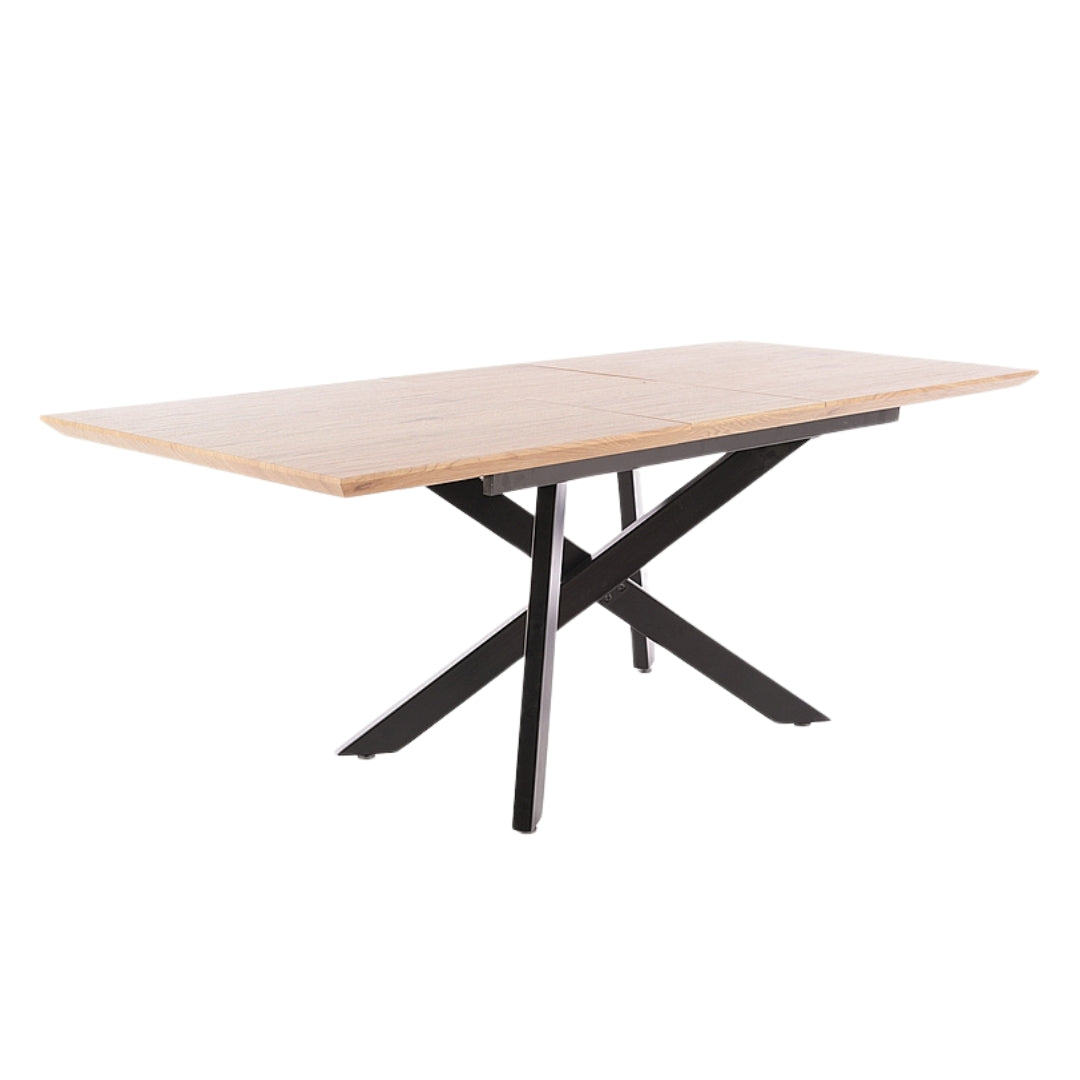 Table CAPITOL OAK COLOR/BLACK FRAME 160(200)X90