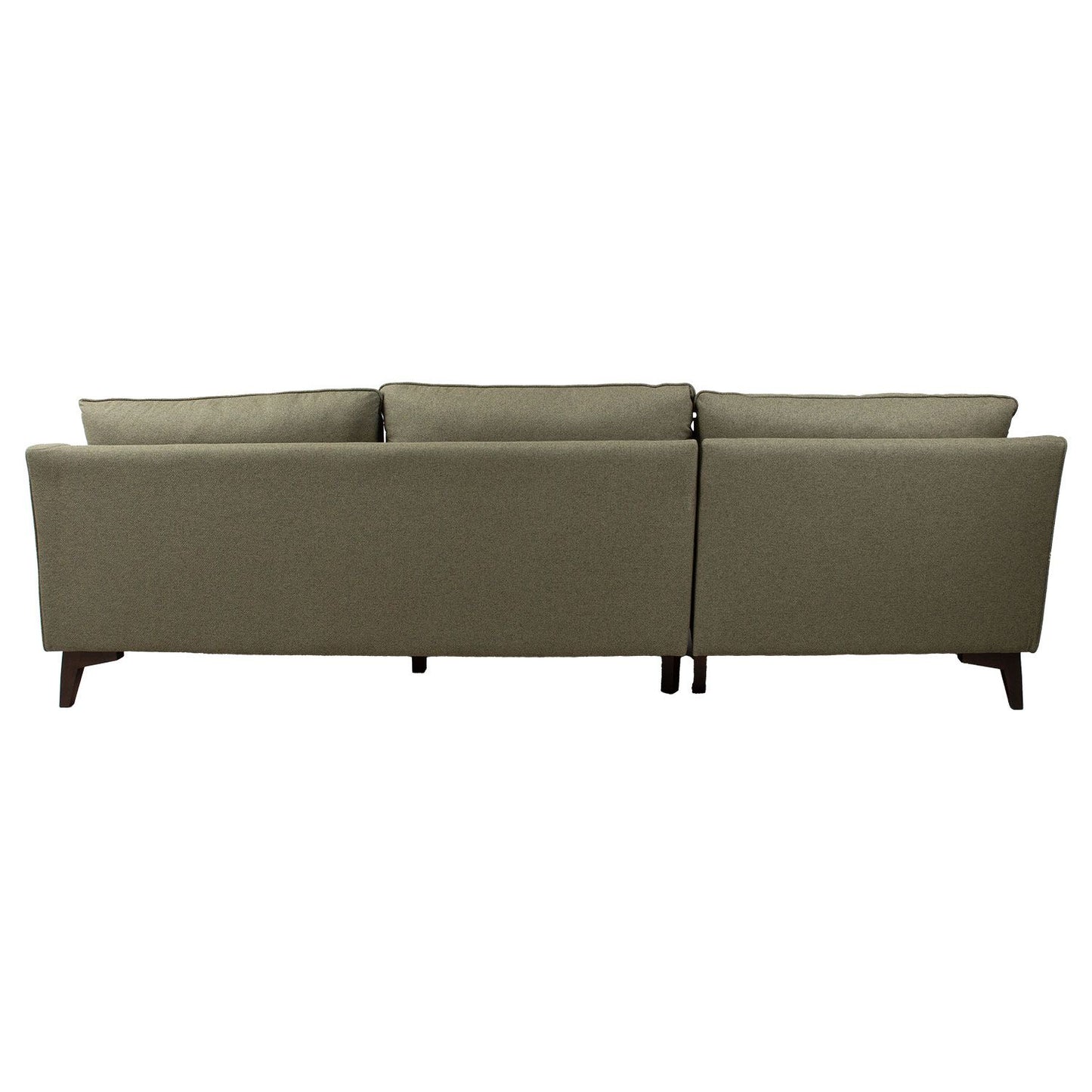 Corner sofa BIRGIT KS, olive green