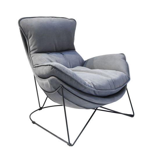 Lounge chair DIVA gray 