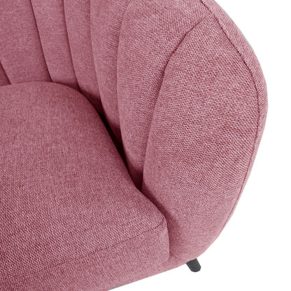 Lounge chair MELODY 100x88xH76cm, pink 