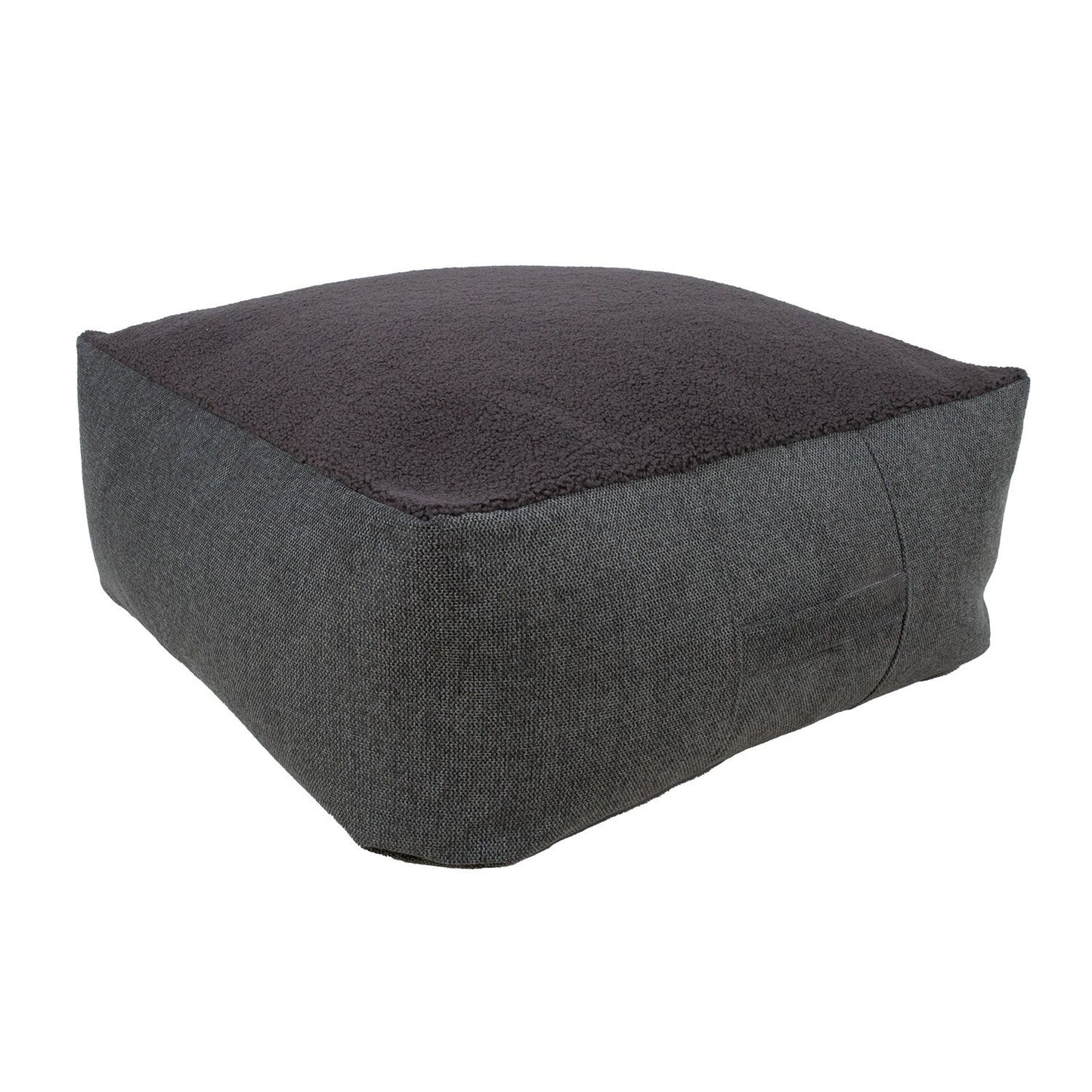 Pouf LAMB BAG 80x80xH30cm, dark gray