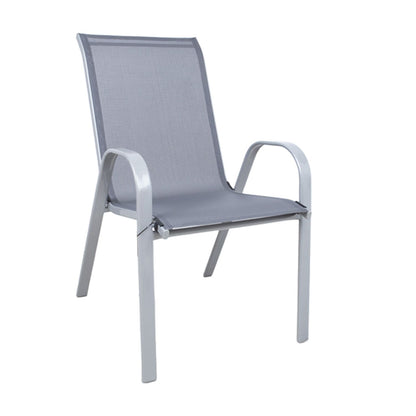 Garden furniture set DUBLIN table and 4 chairs, gray