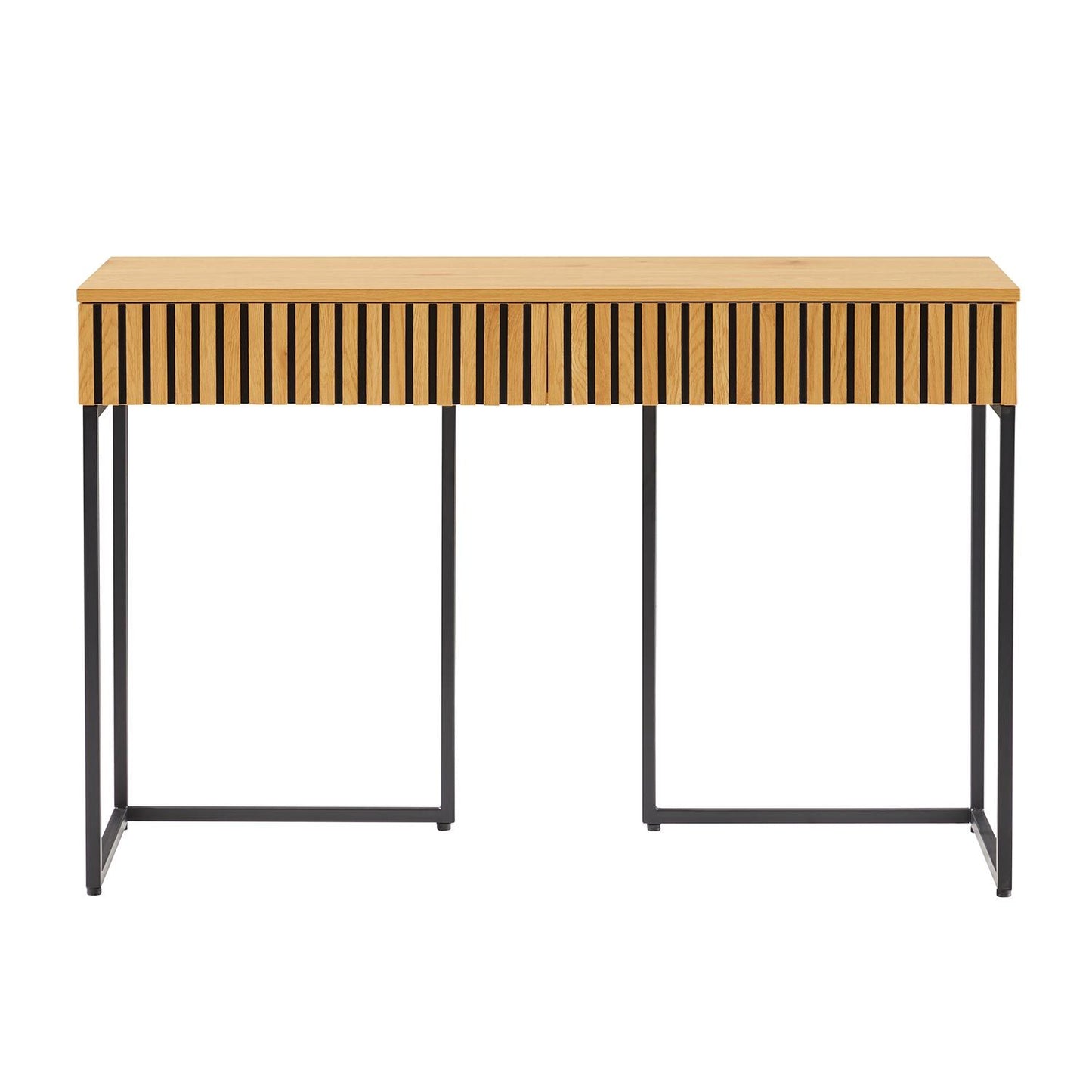 Desk HAMPTON 120x50xH79cm, melamine with oak decor 