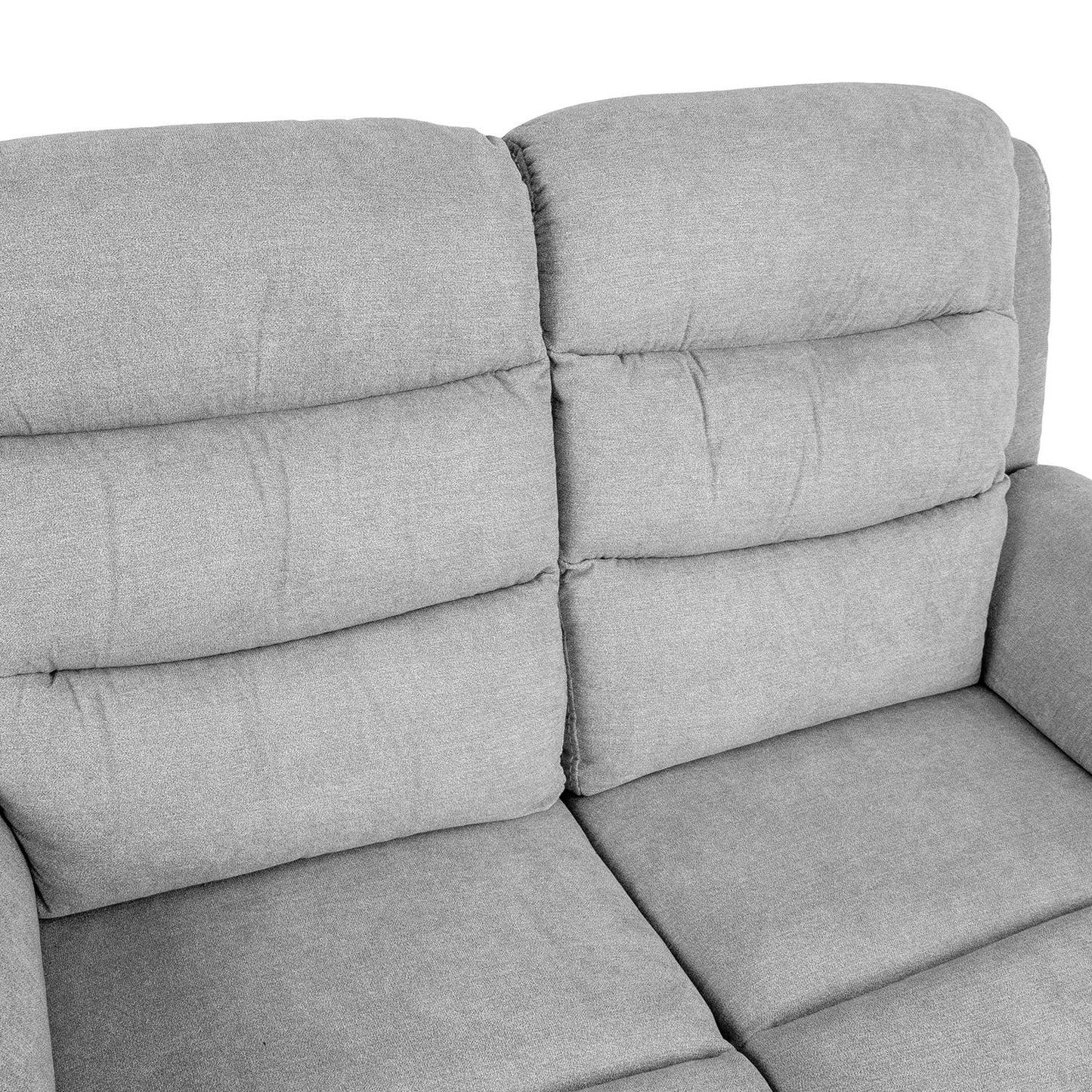 Sofa MIMI 2-seater 153x93xH102cm, electric sofa, light gray