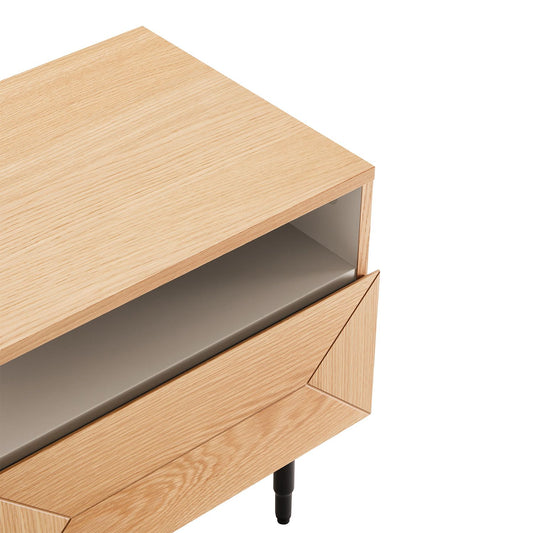 Nightstand NATE 50x40xH50cm, oak