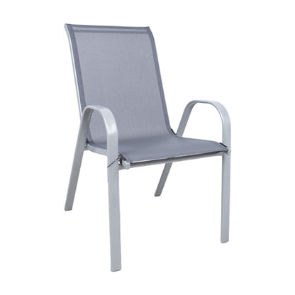 Garden furniture set DUBLIN table and 2 chairs, gray