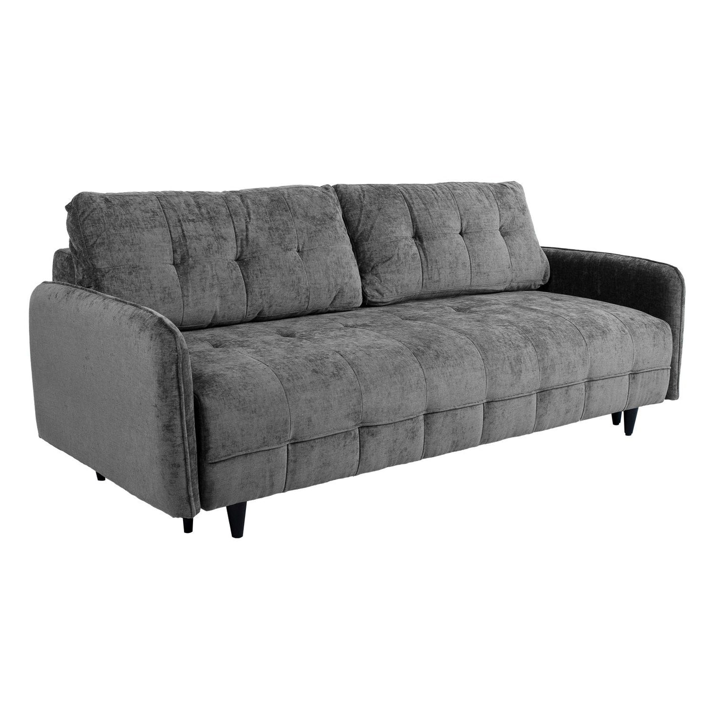 Sofa bed SARITA 3-seater, gray