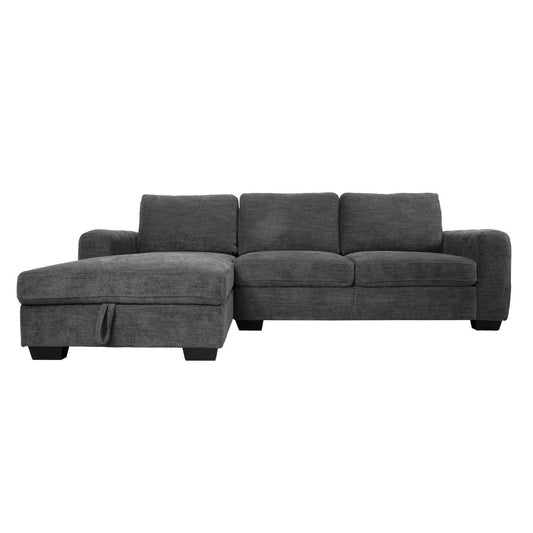 Corner sofa MARITA KS, dark gray