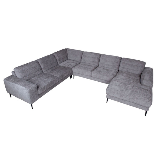 Corner sofa KRISTY LC+RC gray