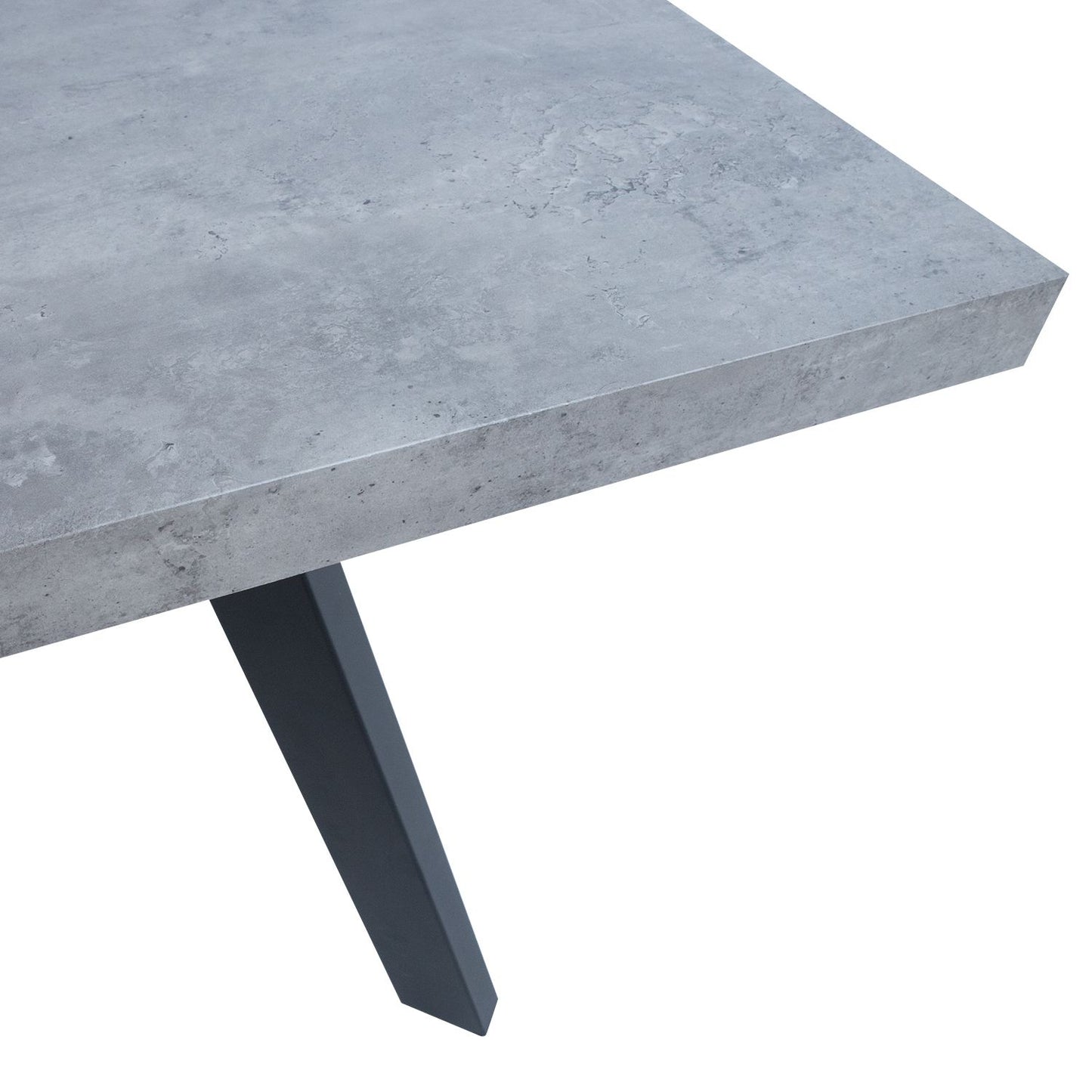 Table BRIGIT 159/198x84.5xH77cm concrete