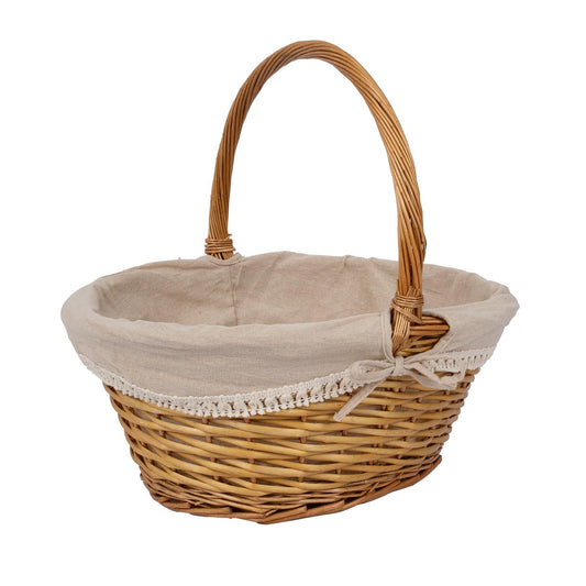 Basket MAXINE 44x35xH40cm, with handle 