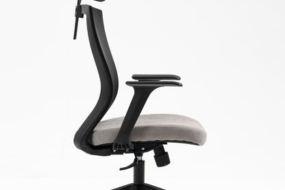 Office Chair Q-328H BLACK/GRAY 