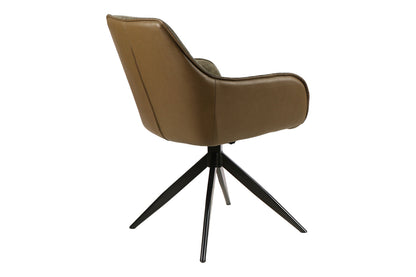 Chair SEMRE BREGO/BUFFALO BLACK / OLIVE 77 / OLIVE 10