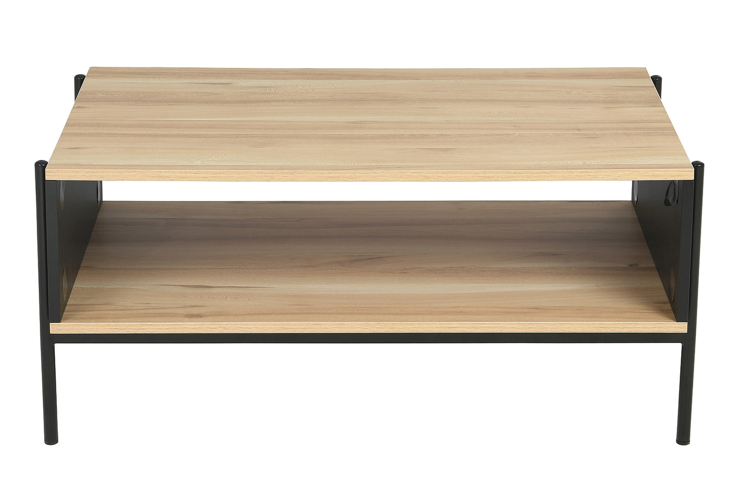 Coffee table KARINA A OAK TONE/BLACK MATTE 90X60X41