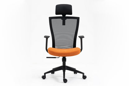 Office Chair Q-328H BLACK/ORANGE 