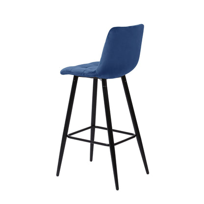 Bar Chair CHILLI dark blue velvet 