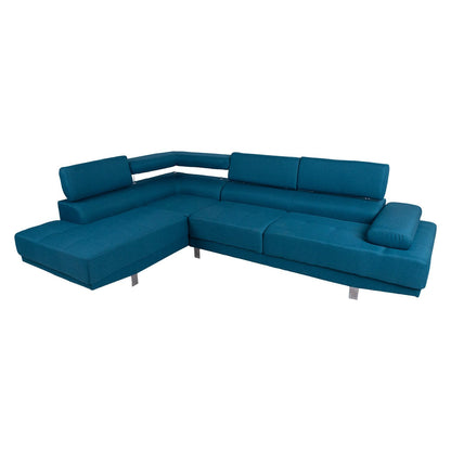 Corner sofa GALVIN LC ocean blue