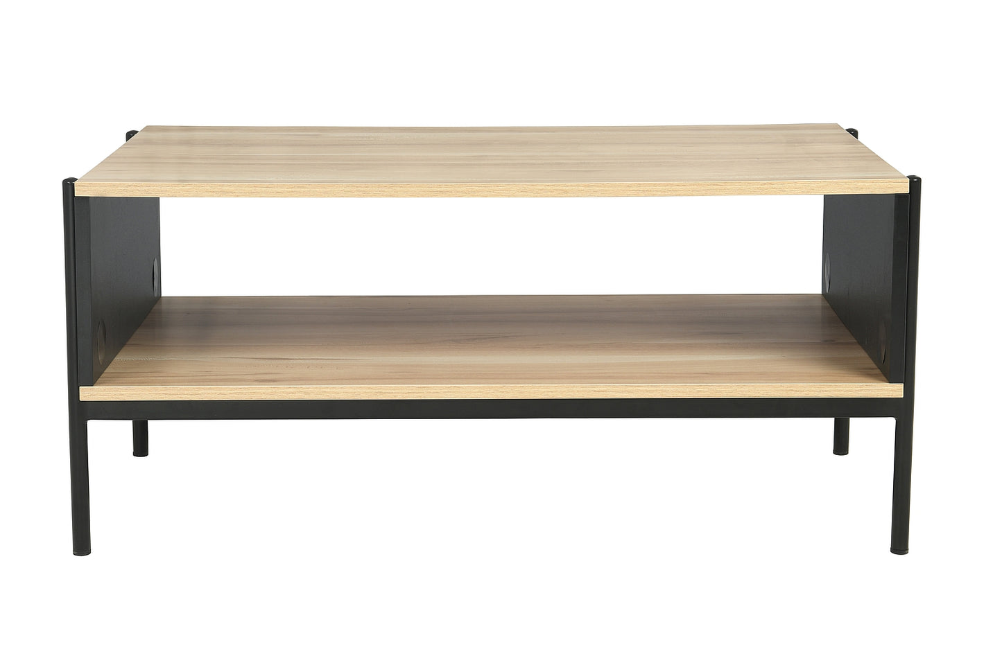 Coffee table KARINA A OAK TONE/BLACK MATTE 90X60X41