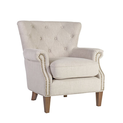 Armchair HOLMES 78x80xH86cm, beige 