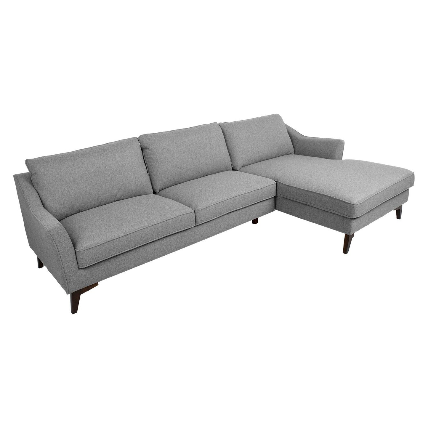 Corner sofa BIRGIT LS, gray