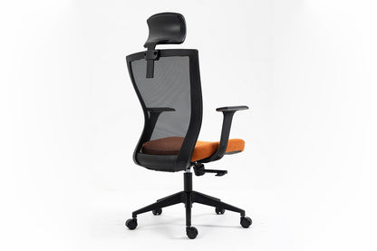 Office Chair Q-328H BLACK/ORANGE 