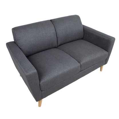 Sofa KAILI 2-seater, dark gray