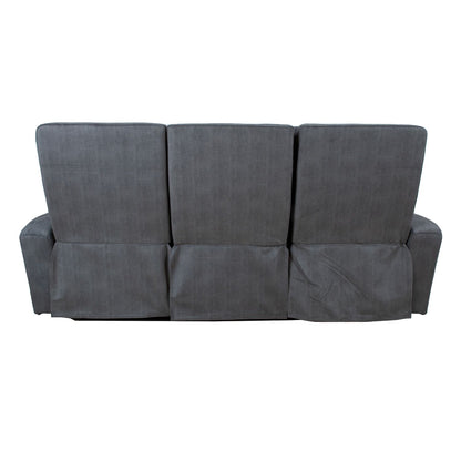 Sofa GASTON 3-seater, with electric mechanism, gray velvet