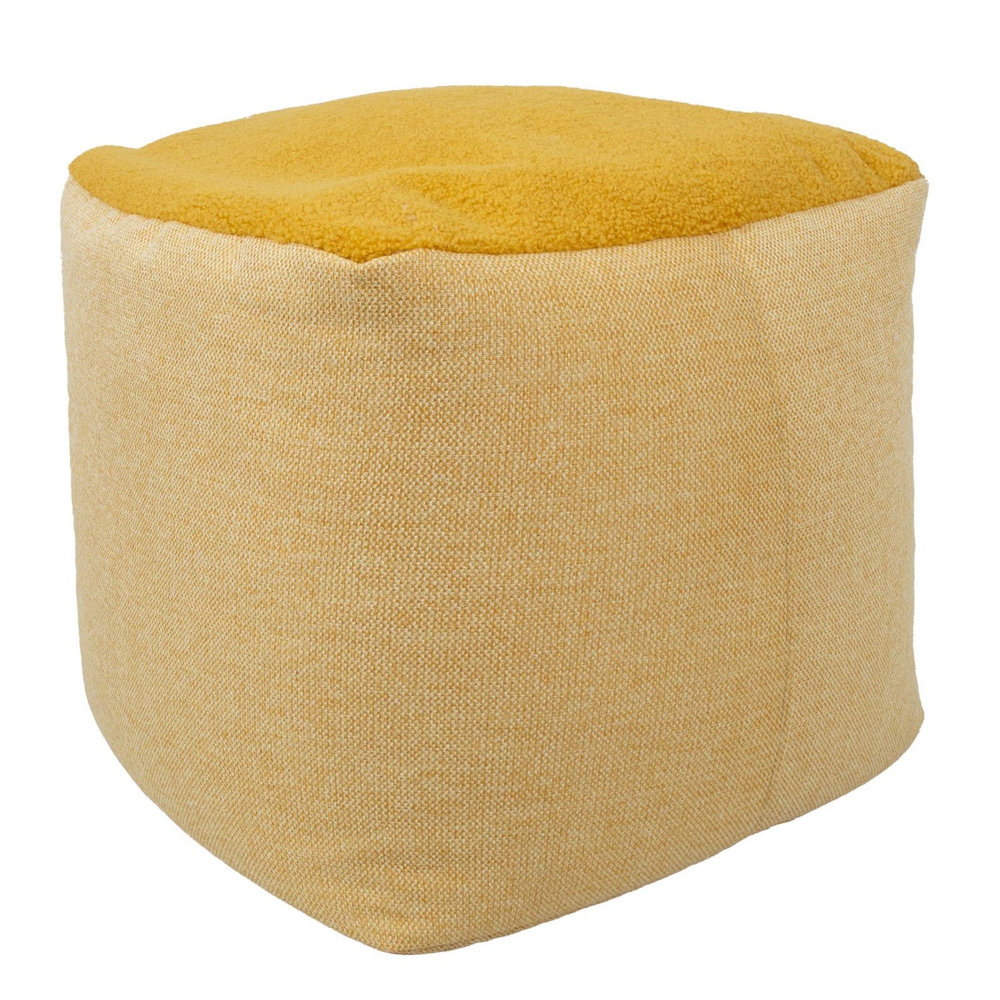 Pouf LAMB BAG 55x55xH45cm, yellow