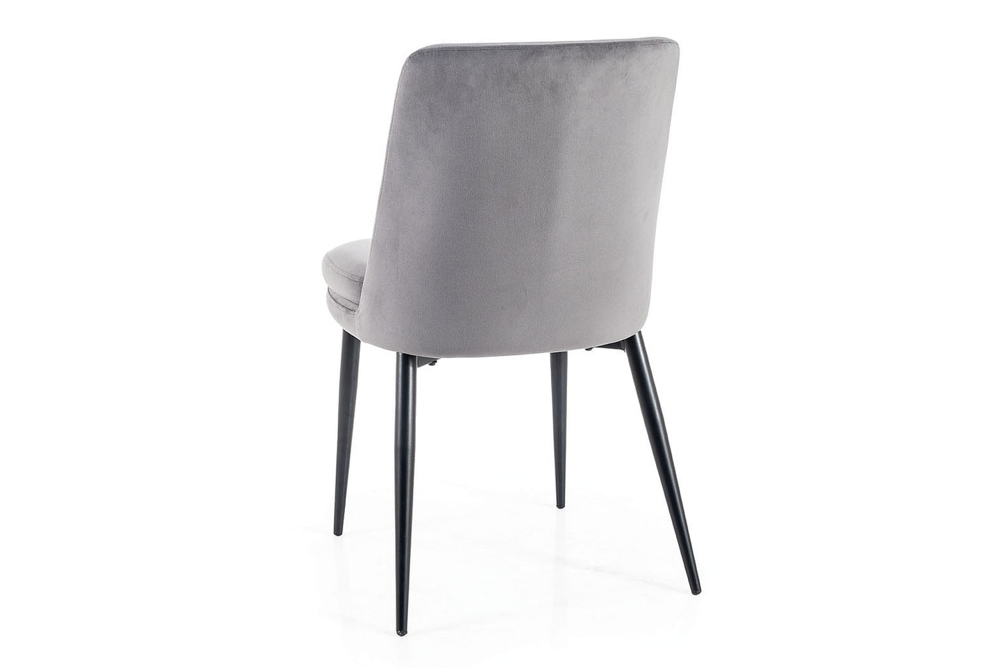 Chair KAYLA VELVET BLACK FRAME / GRAY BLUVEL 14 