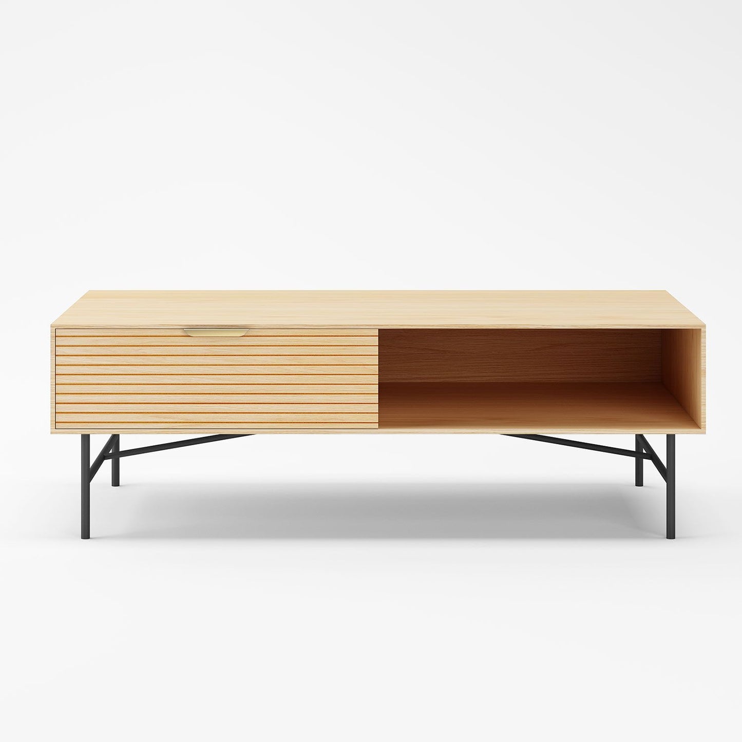 Coffee table BASSEL 120x60xH40cm, 3D melamine